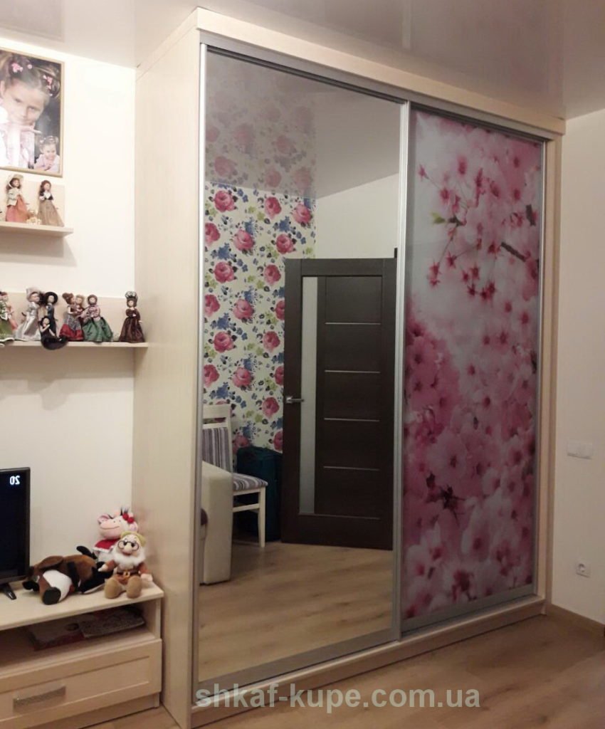 Шкафы-купе с фотопечатью под заказ в Киеве