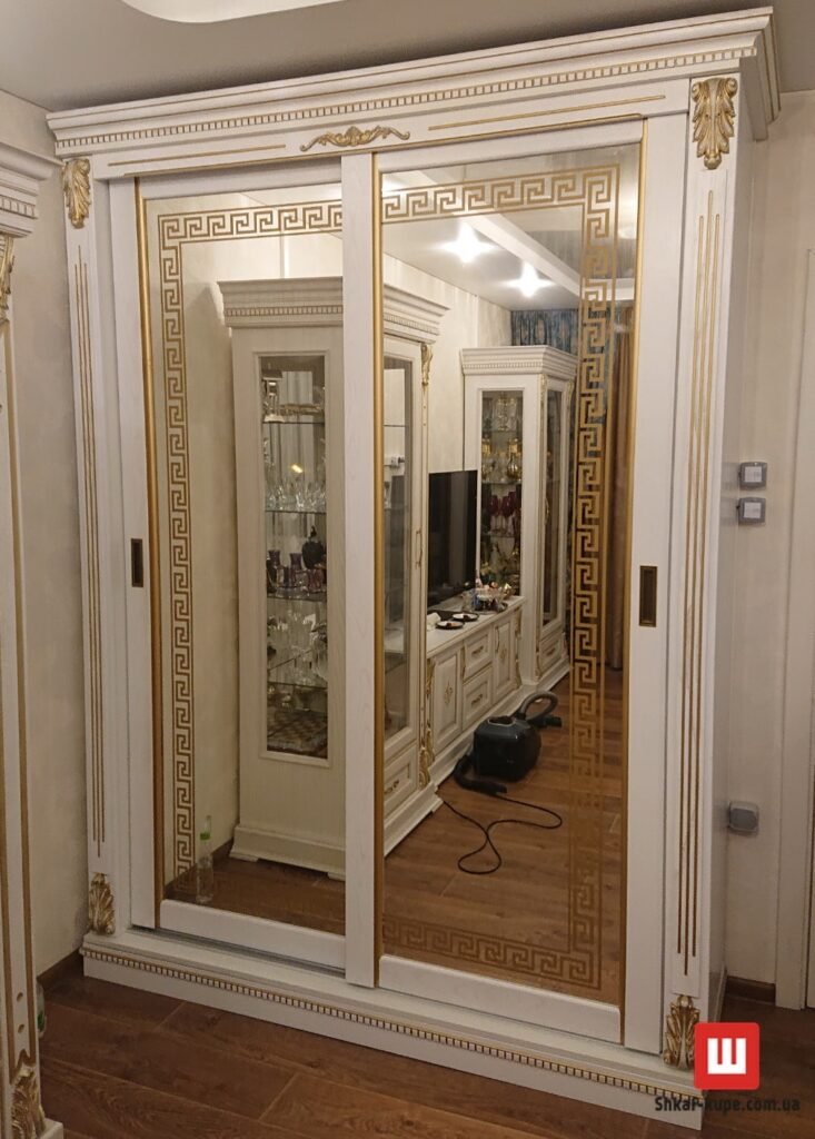 изготовление шкафов купе из натурального дуба Киев