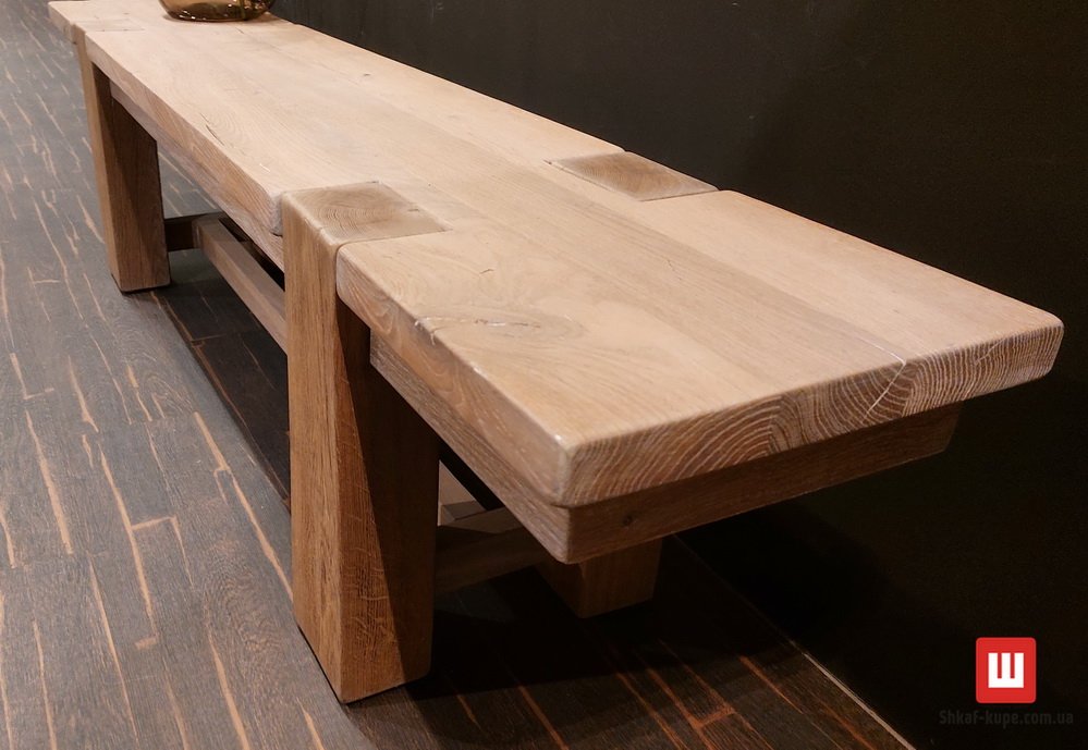 скамья из дуба