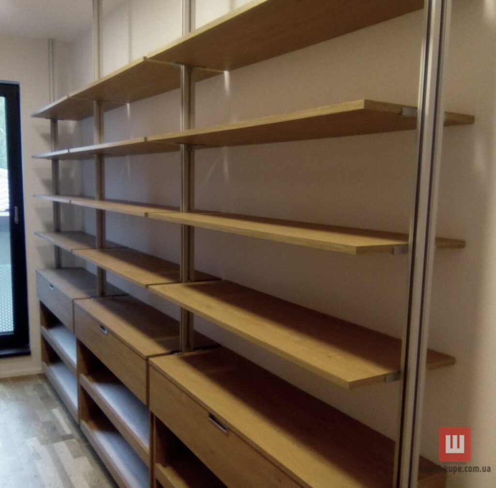 Стеллажи лофт на заказ из дерева