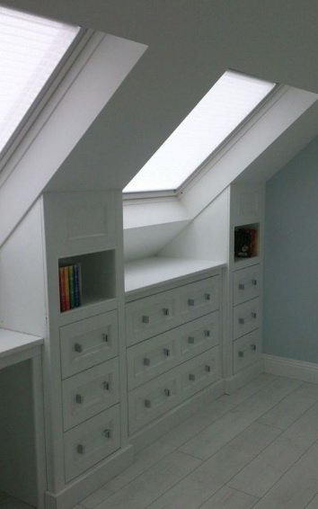 Дизайн интерьера мансарды