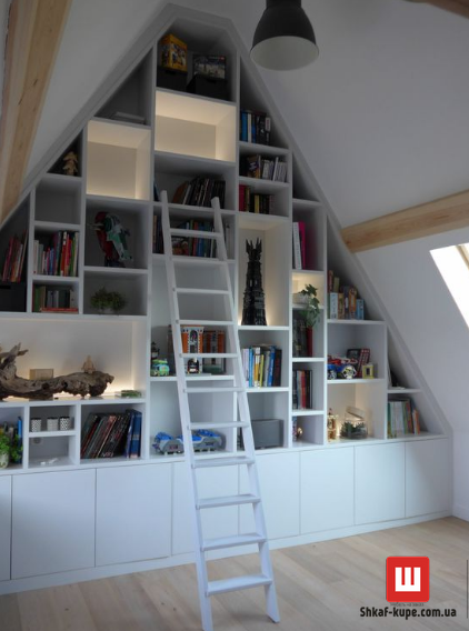 мебель в мансарду под заказ Киев