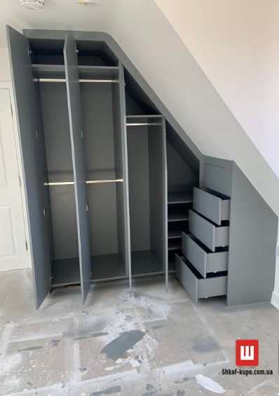 Мебель в мансарду на заказ