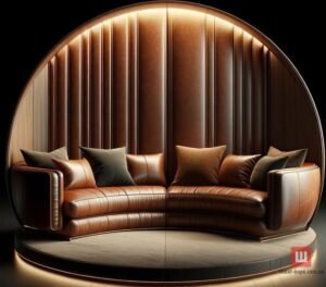 студийный круглый диван