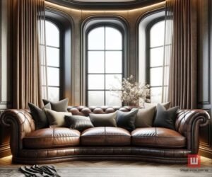 купит ькруглый диван в эркер