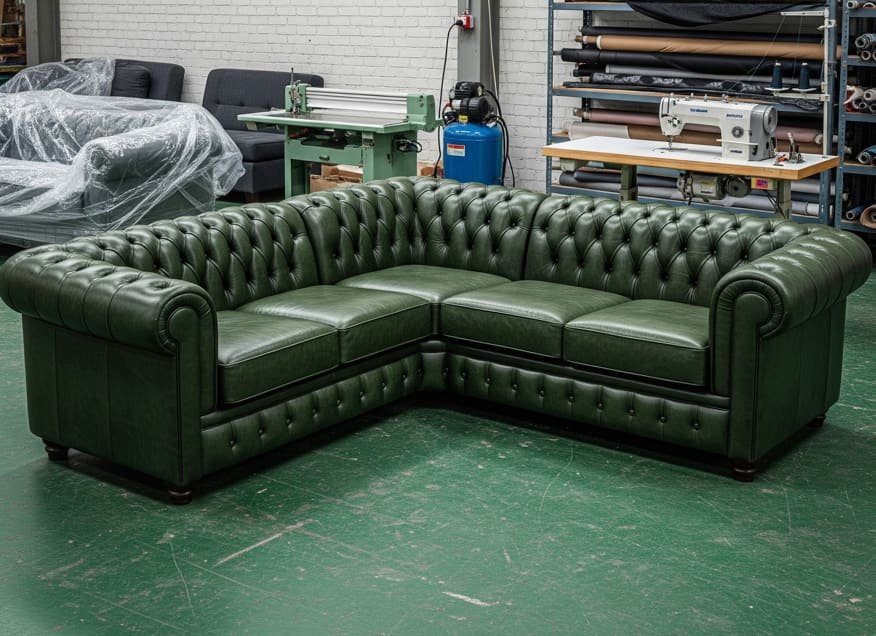изготовление кожанной мебели